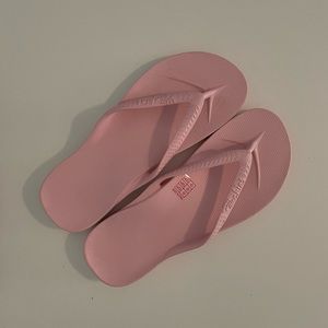 Archies arch support flip flops sandals pink women’s 9